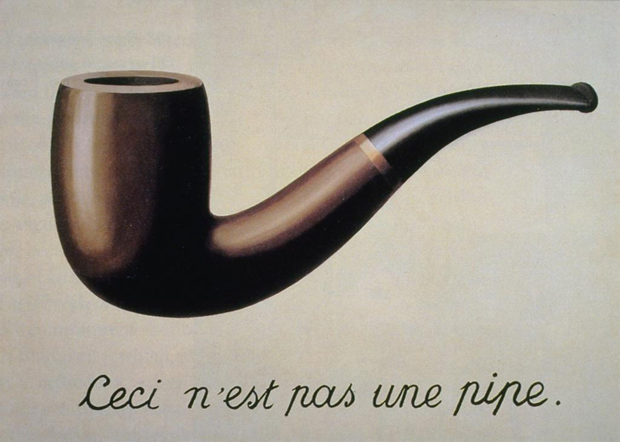 Treachery of images - This is not a pipe