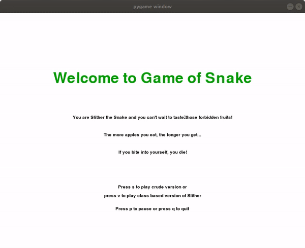 GitHub - rajatdiptabiswas/snake-pygame: :snake: A snake game written in  Python using the Pygame library